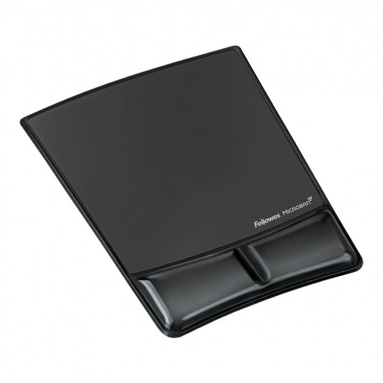 Fellowes Mouse Pad & Wrist Rest - Gel Clear - Black Fellowes Mouse Pad & Wrist Rest - Gel Clear - Black