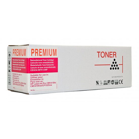 Icon Compatible HP CE323A/ CB543A Magenta Toner Cartridge Icon Compatible HP CE323A/ CB543A Magenta Toner Cartridge