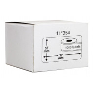 BEST BUY Icon Compatible Dymo LW Labels 57 x 32mm 1000pcs/per roll - Removable