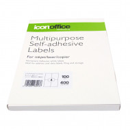 BEST BUY Icon A4 Adhesive Label 4 labels per page 100 Sheets Inkjet / Laser / Copier 4up