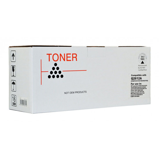 Icon Compatible HP Q2612A/Canon FX9/FX10/CART303 Black Toner Icon Compatible HP Q2612A/Canon FX9/FX10/CART303 Black Toner