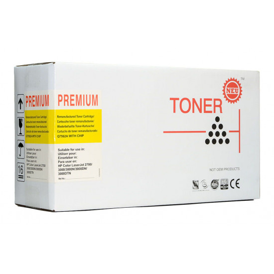 Icon Compatible HP Q7562A Yellow Toner Icon Compatible HP Q7562A Yellow Toner