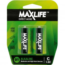 C Premium Alkaline Battery - 2-pack